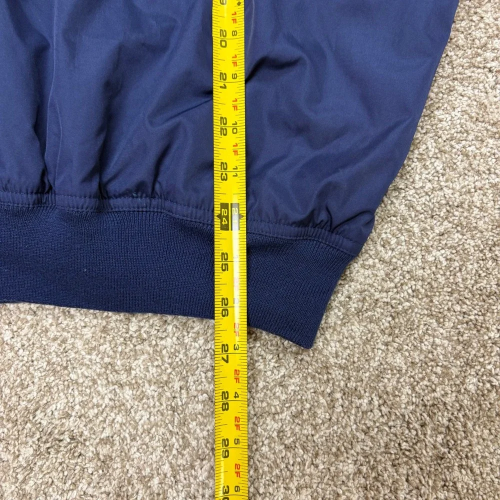 Vintage TaylorMade Windbreaker Pullover Mens Medium Navy Blue Golf Jacket